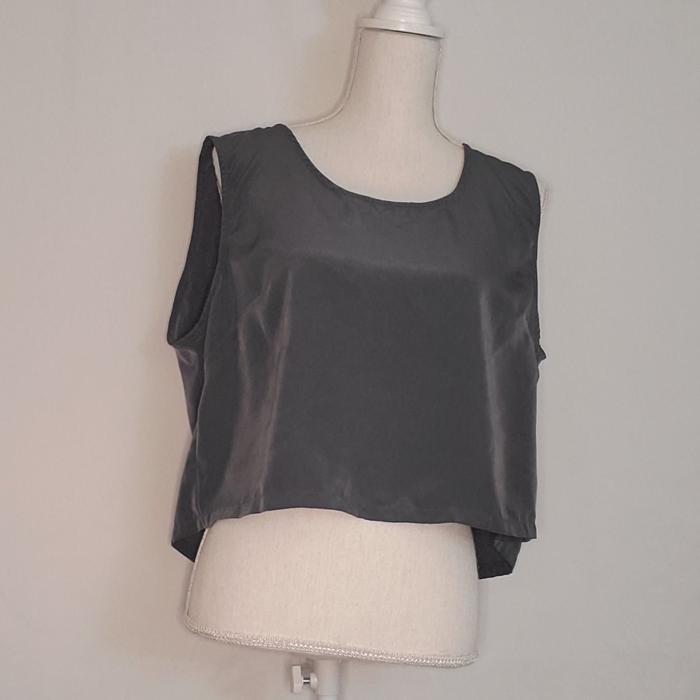 🌟 3 for $15 Deal! 🌟Mark. Gray tank top open back XXL